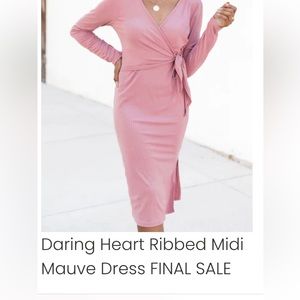 COPY - Pink lily pink wrap dress